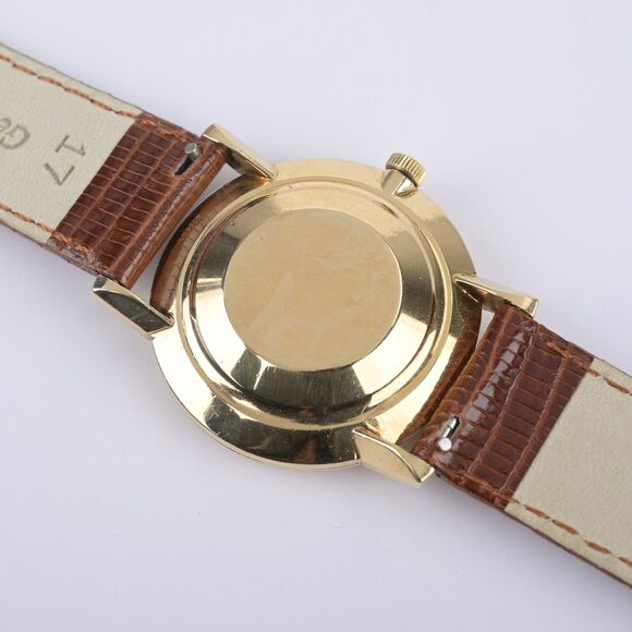 Omega Seamaster Deville 14k Yellow Gold Cal. 670 White Dial 31.5mm Watch - Picture 6 of 10